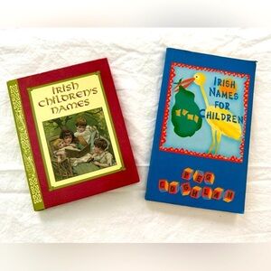 🎉Irish Childrens Names Book Set of 2 Bought in Ireland 🇮🇪